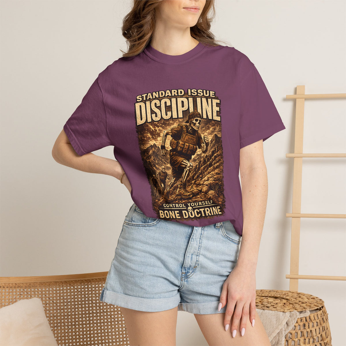 DISCIPLINE — Running Up Mountain T-Shirt — Comfort Colors Garment-Dyed Tee