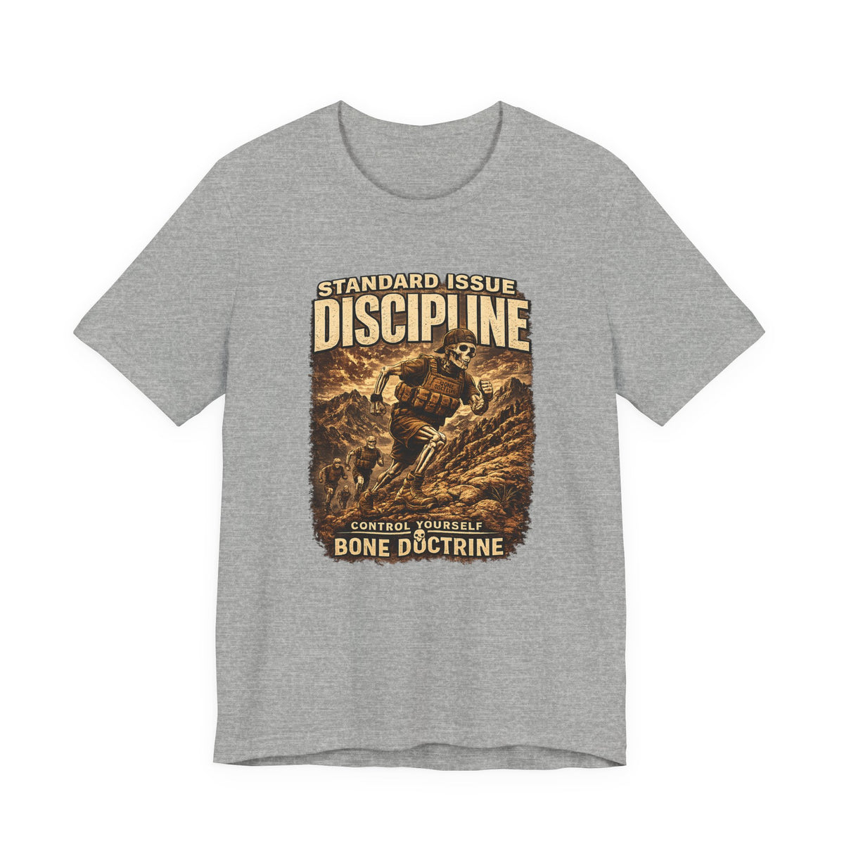 DISCIPLINE — Running Up Mountain T-Shirt — Bella+Canvas Lightweight Tee