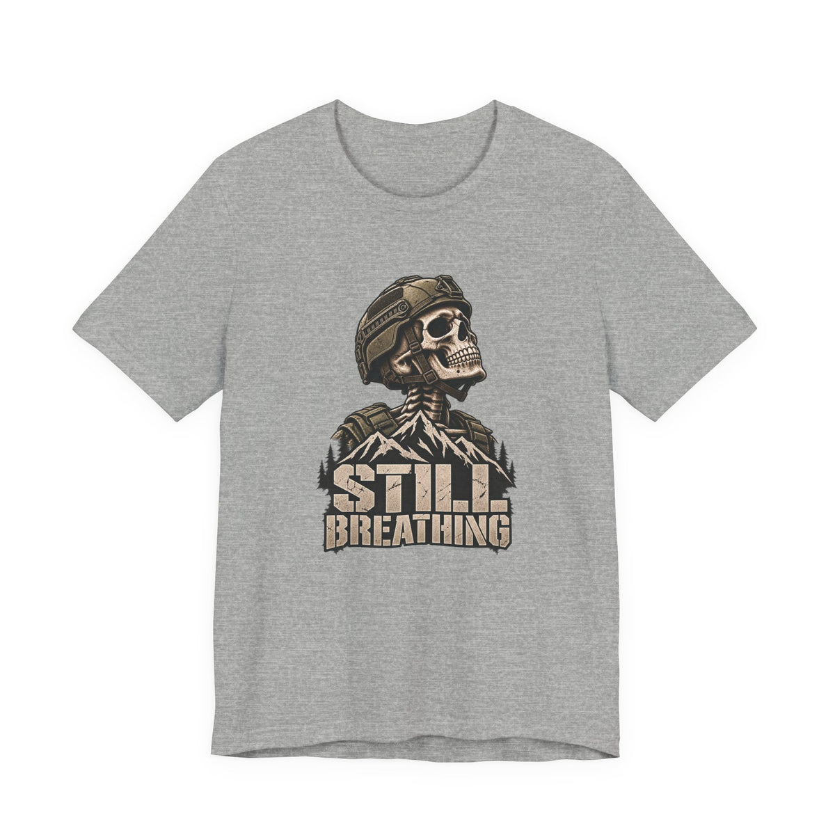 Still Breathing Skull Soldier T-Shirt