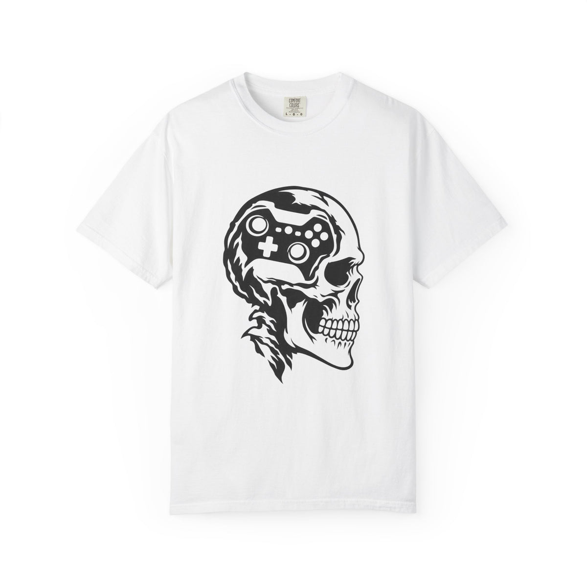 GAMER SKULL — T-Shirt Bright Colors — Comfort Colors Garment-Dyed Tee