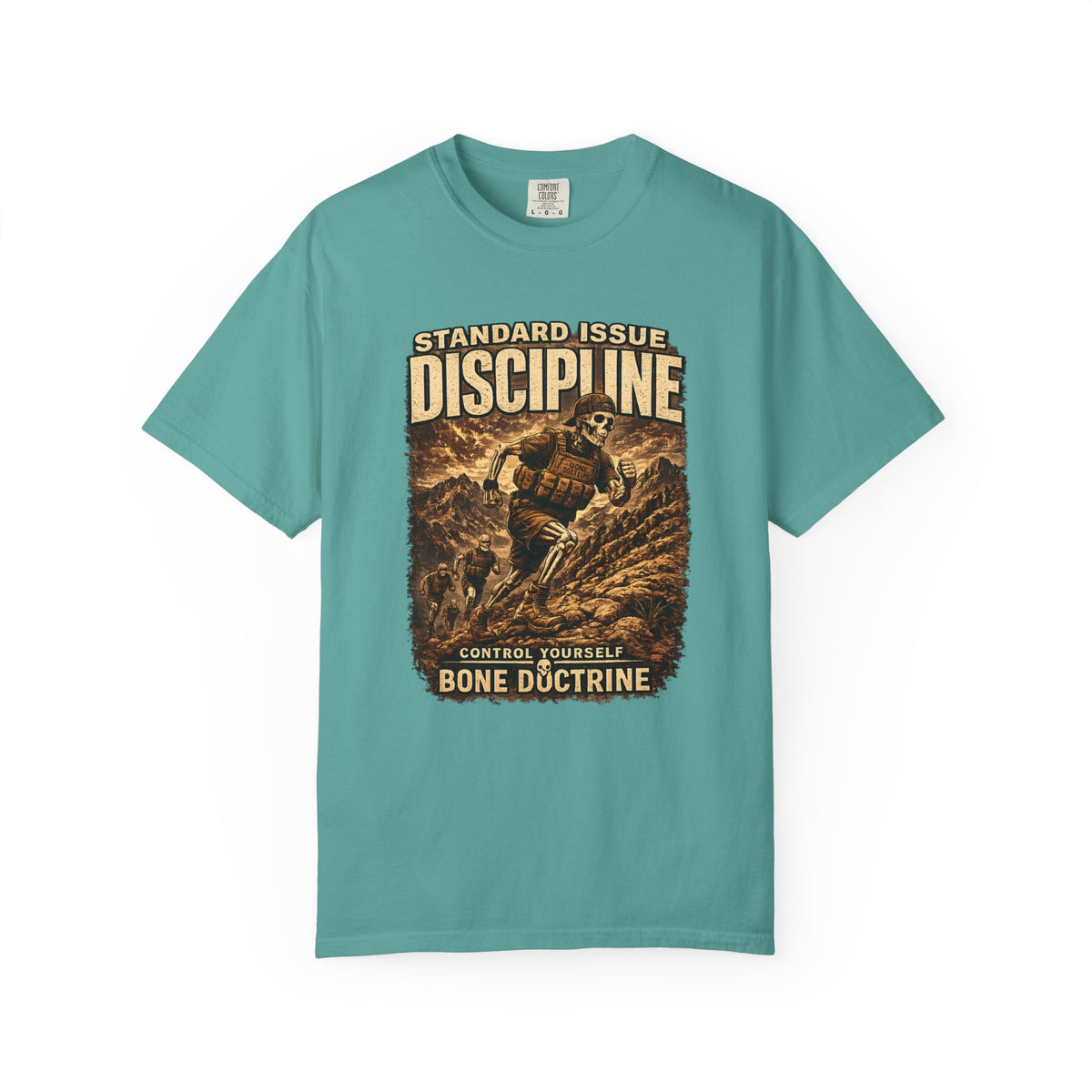 DISCIPLINE — Running Up Mountain T-Shirt — Comfort Colors Garment-Dyed Tee