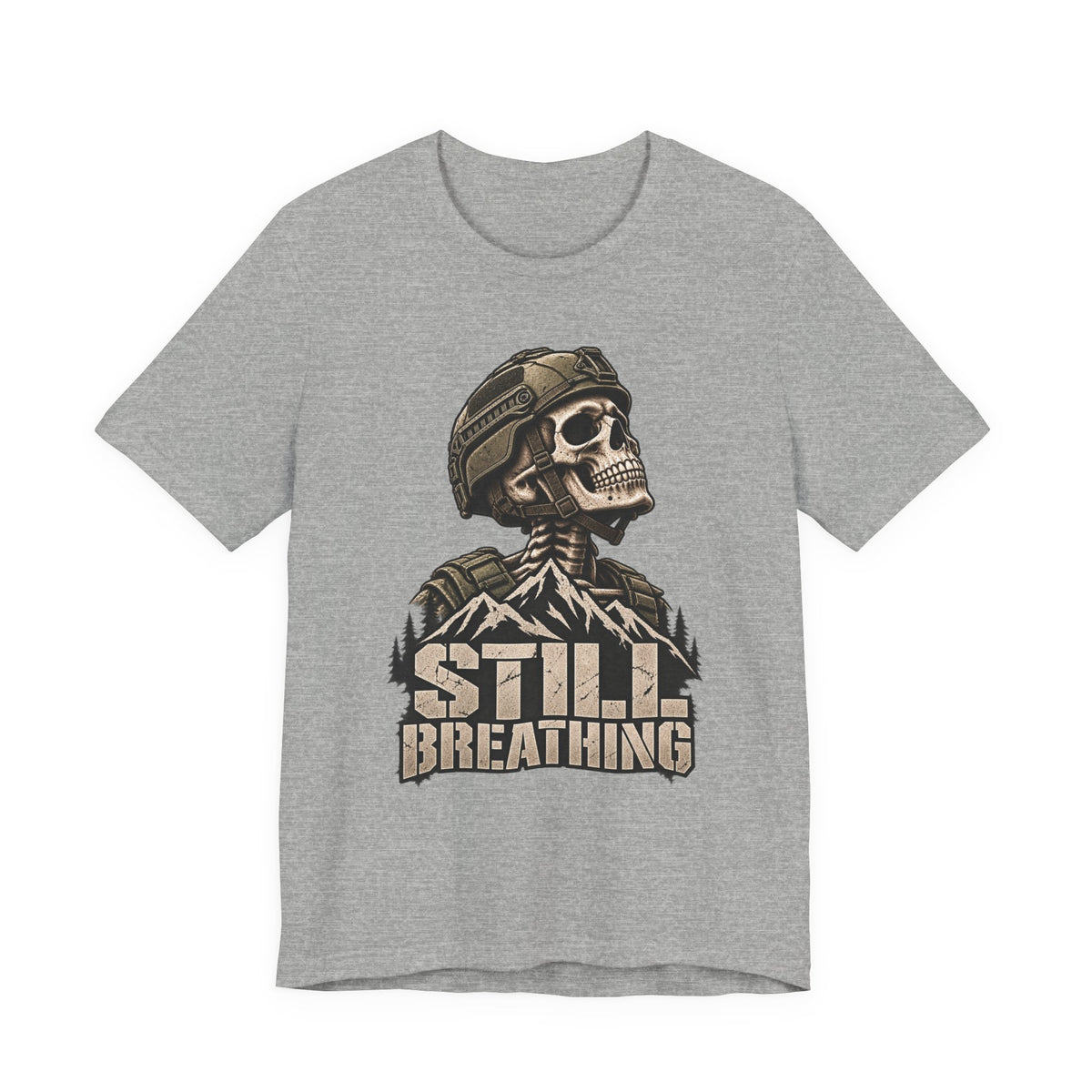 STILL BREATHING — T-Shirt — Bella+Canvas Lightweight Tee