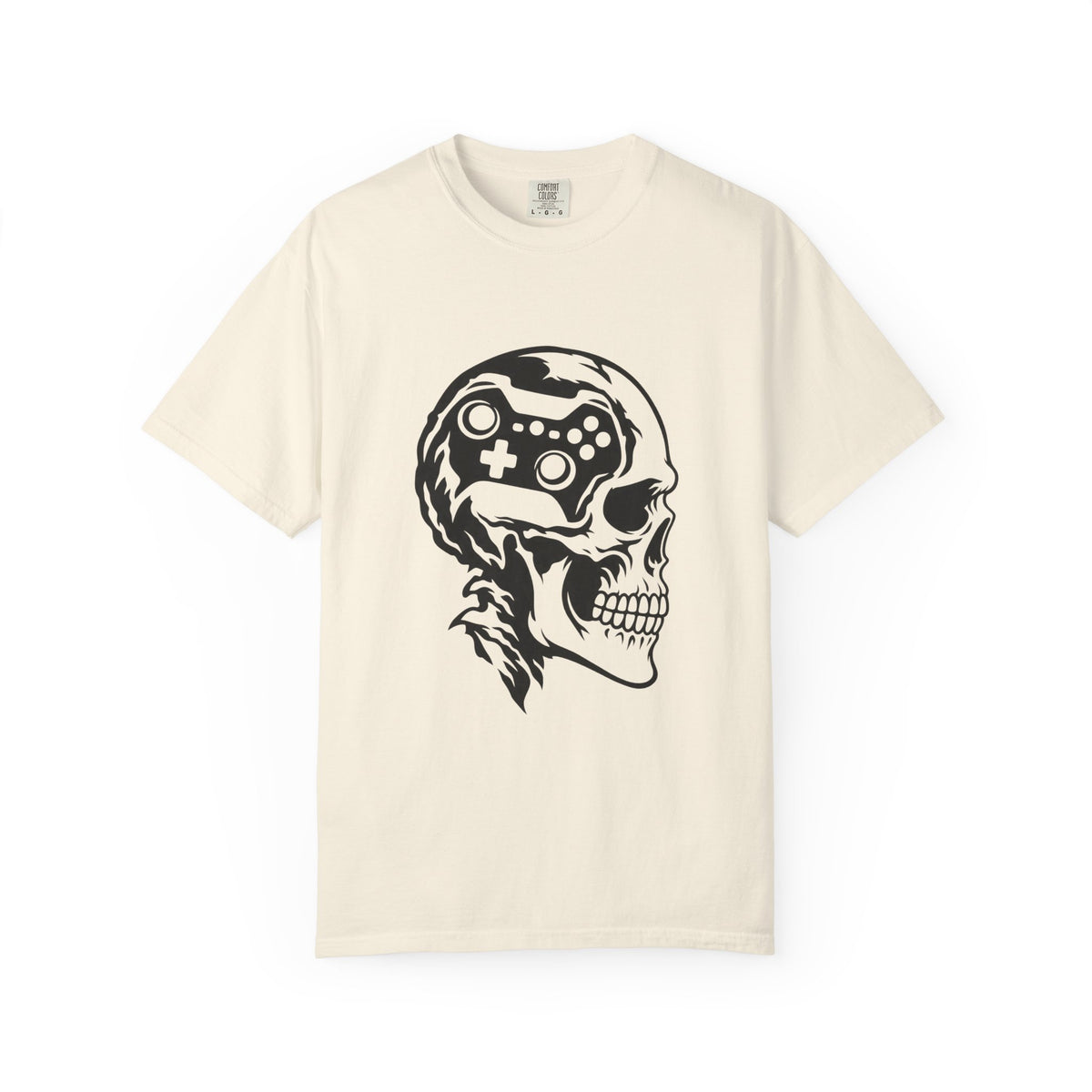GAMER SKULL — T-Shirt Bright Colors — Comfort Colors Garment-Dyed Tee
