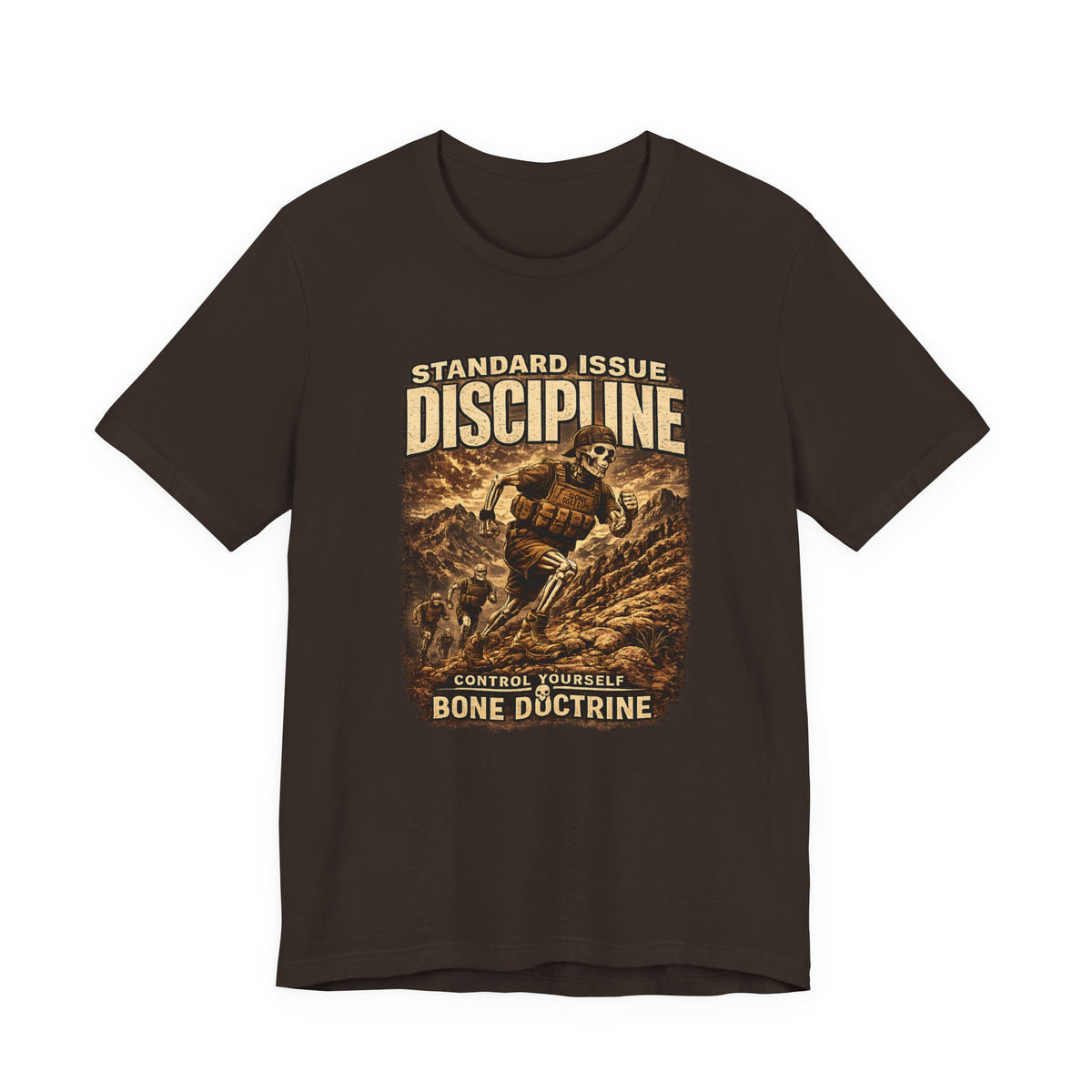 DISCIPLINE — Running Up Mountain T-Shirt — Bella+Canvas Lightweight Tee