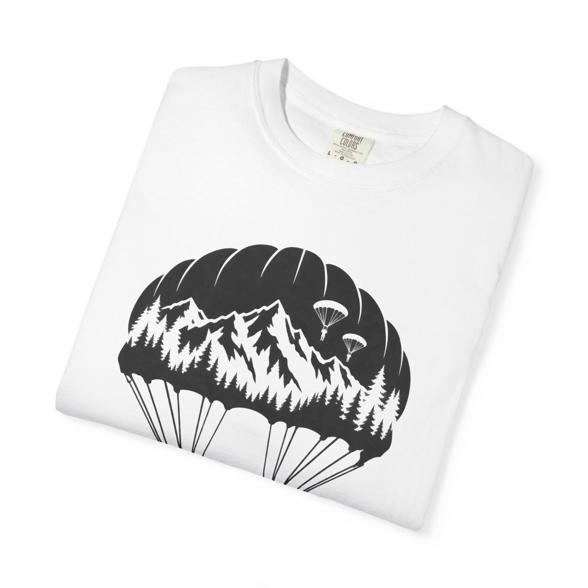 Parachute Mountain Tee — Soldier Silhouette T-Shirt