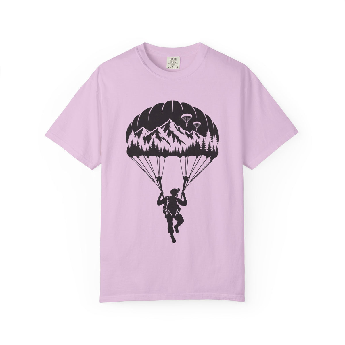 Parachute Mountain Tee — Soldier Silhouette T-Shirt