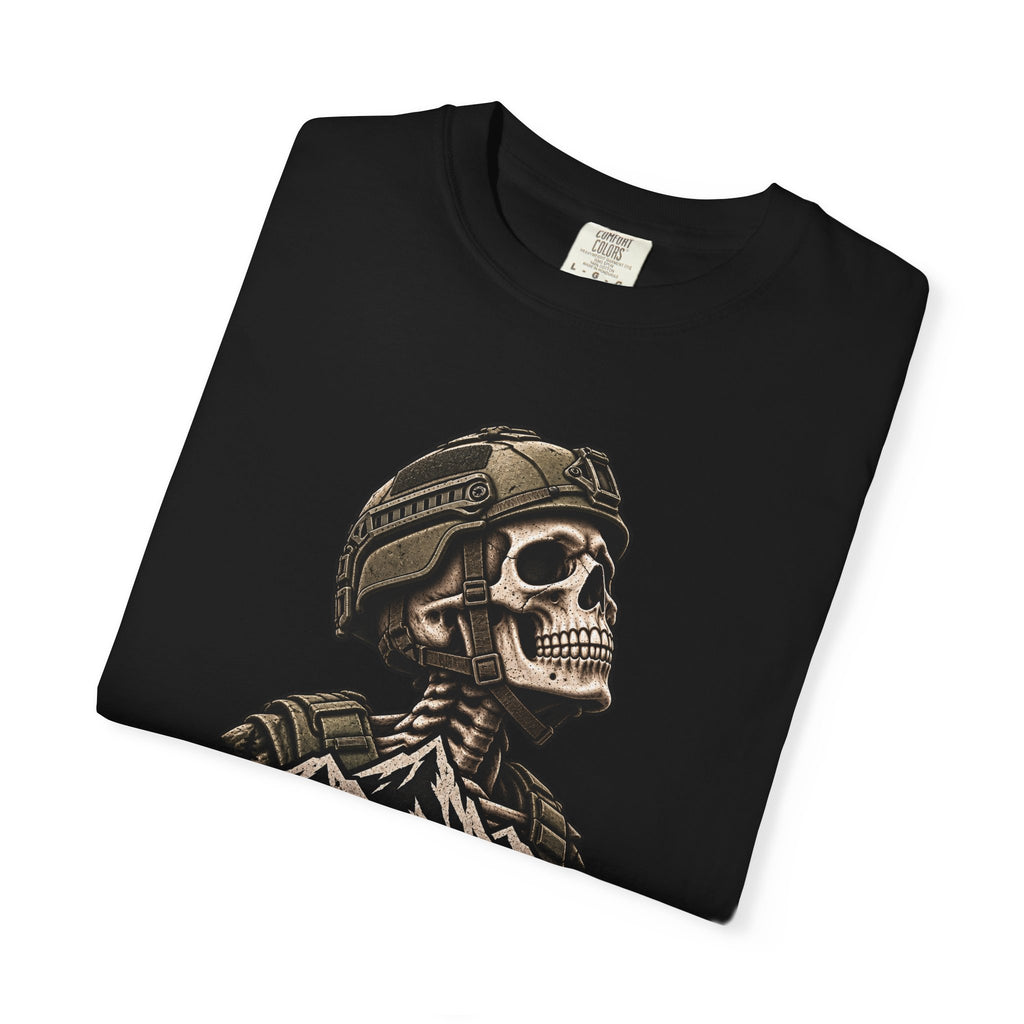 Still Breathing Military Skull T-Shirt