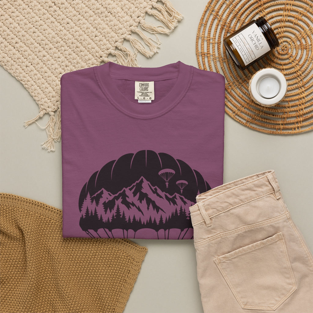 Parachute Mountain Tee — Soldier Silhouette T-Shirt