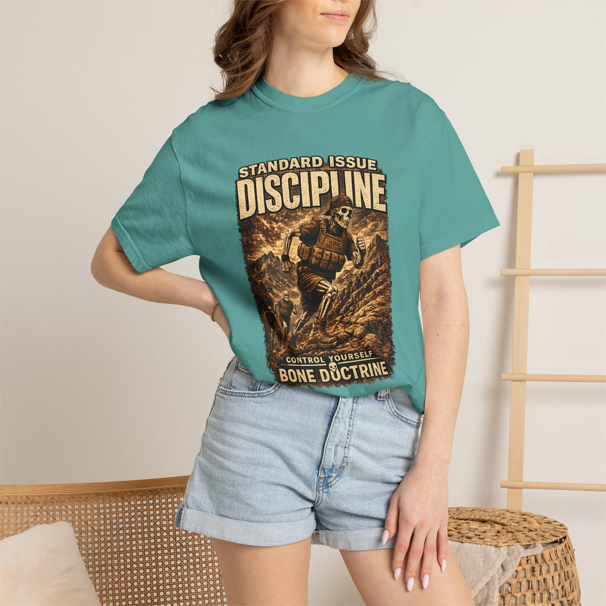 DISCIPLINE — Running Up Mountain T-Shirt — Comfort Colors Garment-Dyed Tee
