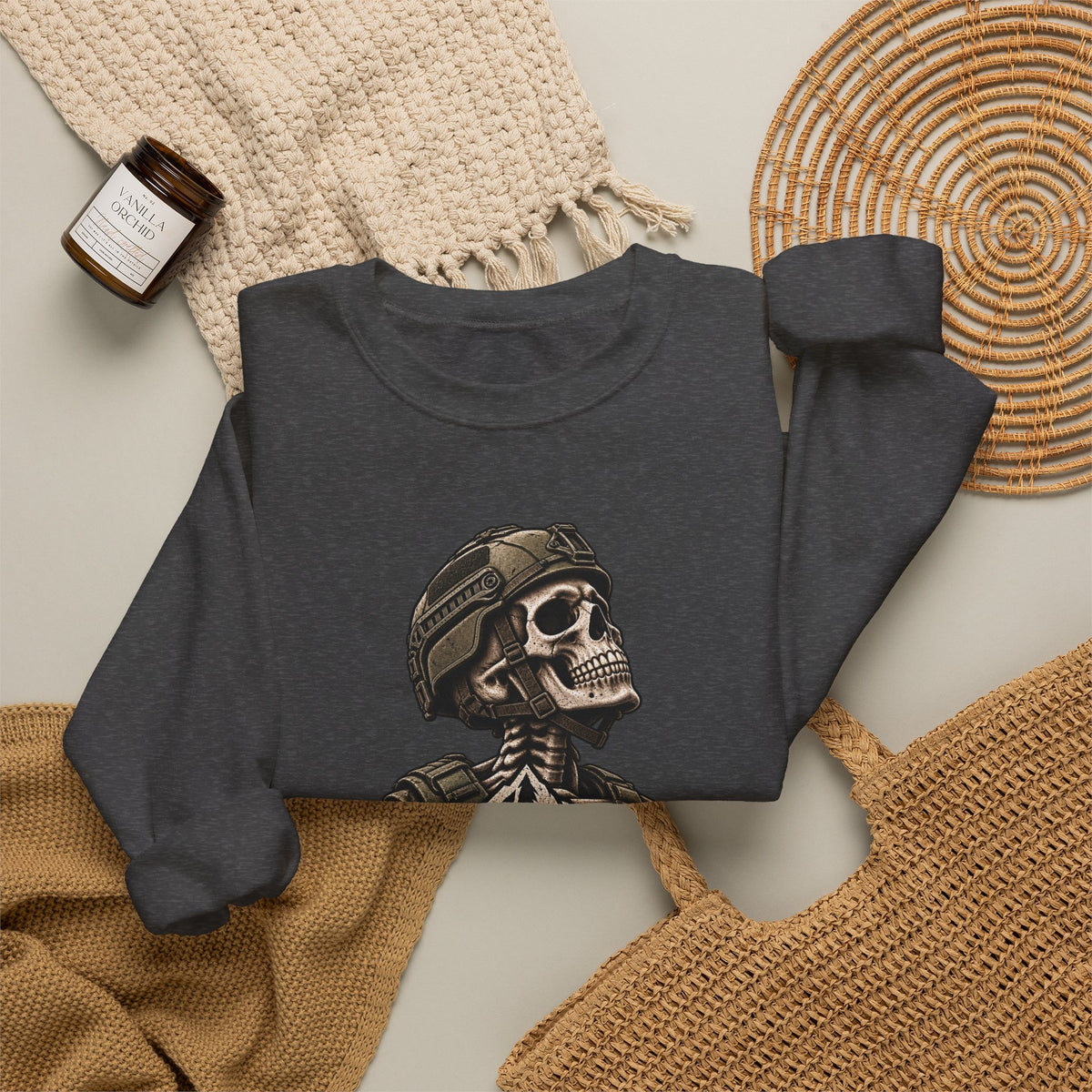 Still Breathing Skull Crewneck Sweatshirt