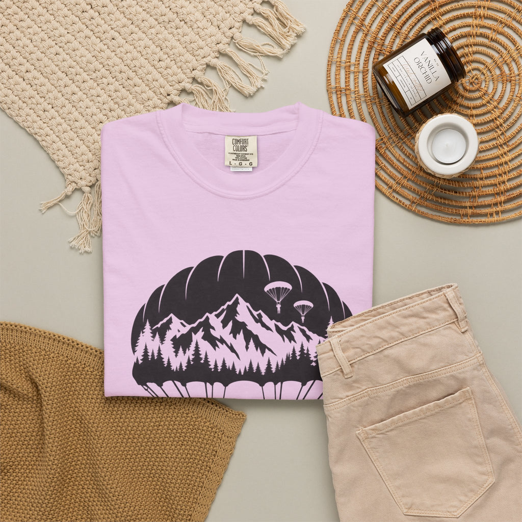 Parachute Mountain Tee — Soldier Silhouette T-Shirt