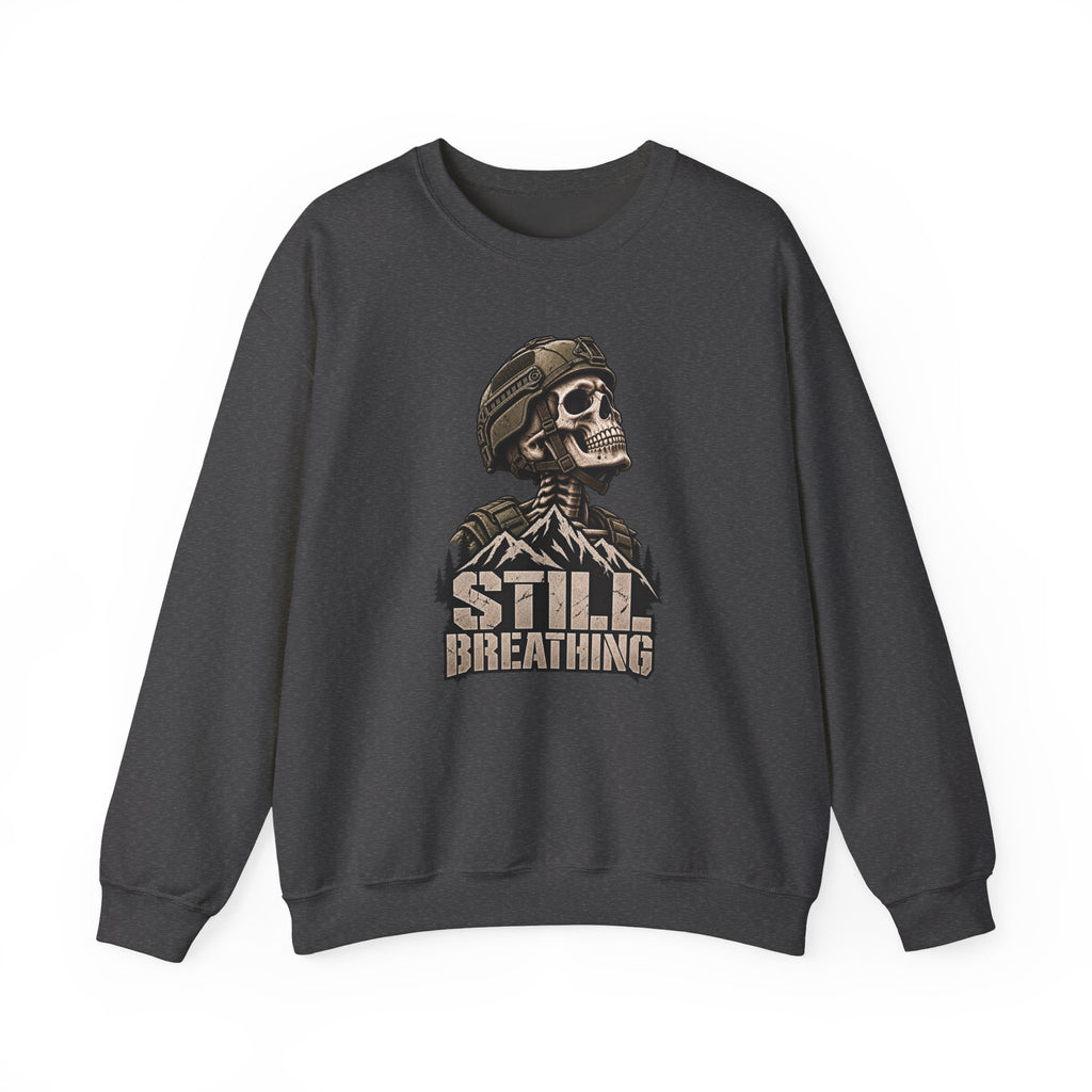 Still Breathing Skull Crewneck Sweatshirt