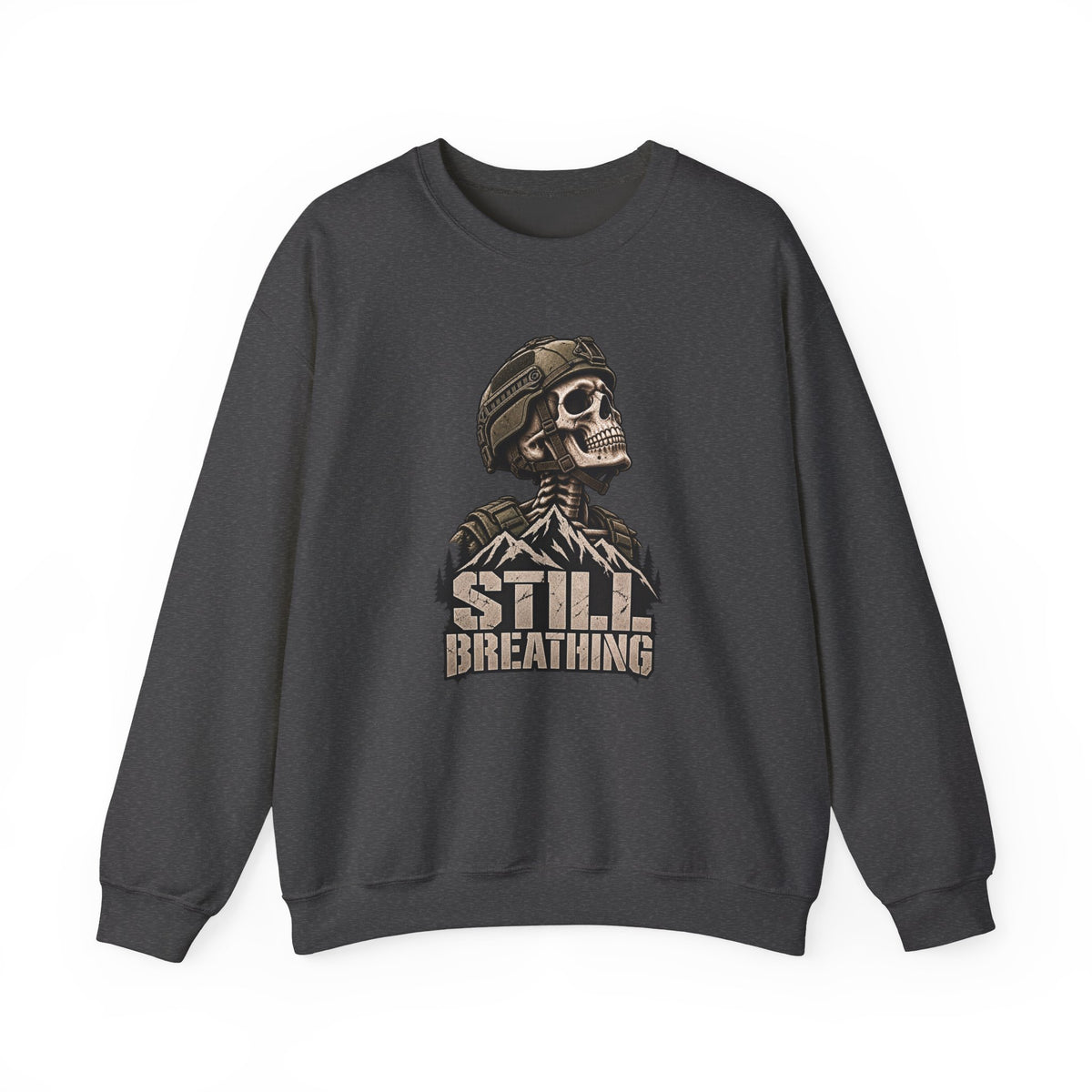 Still Breathing Skull Crewneck Sweatshirt