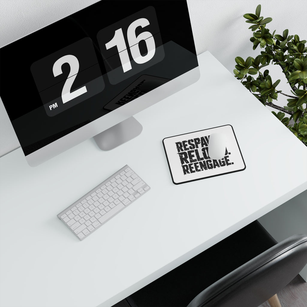 Respawn. Reload. Reengage. Gaming Mouse Pad — Non-Slip Desk Mat for Gamers