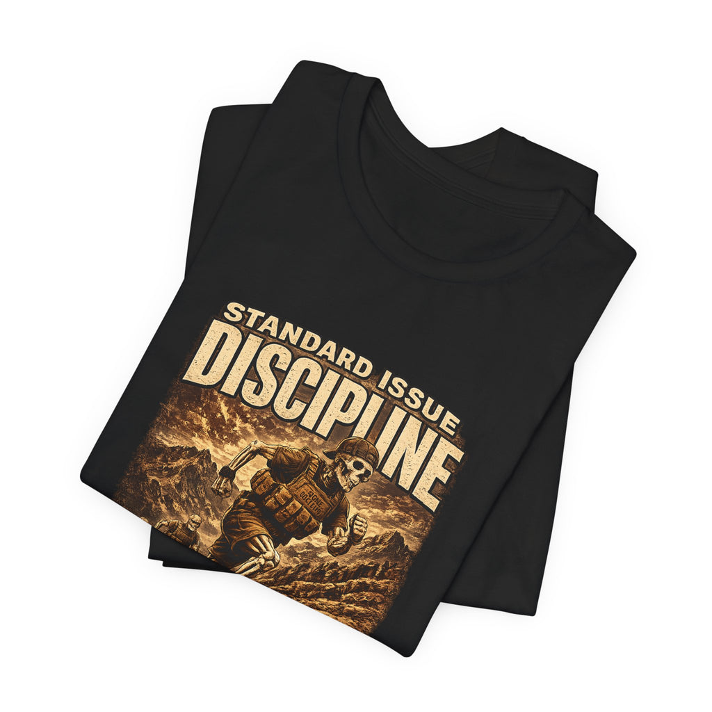 Discipline Bone Doctrine Tee – Vintage Military Training Graphic T-Shirt