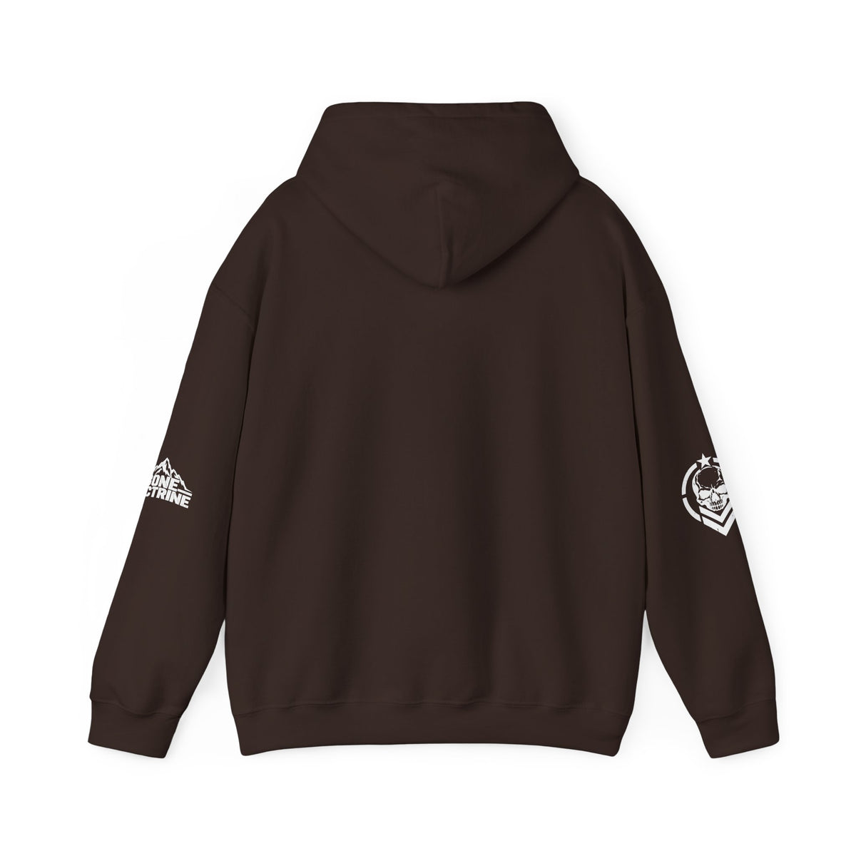 Fitness Skull Hoodie – DOQ Barbell Logo Pullover for Gym & Streetwear