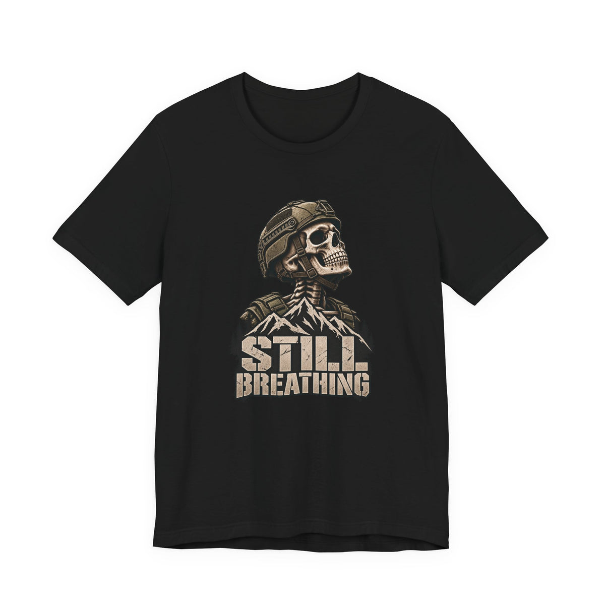Still Breathing Skull Soldier T-Shirt