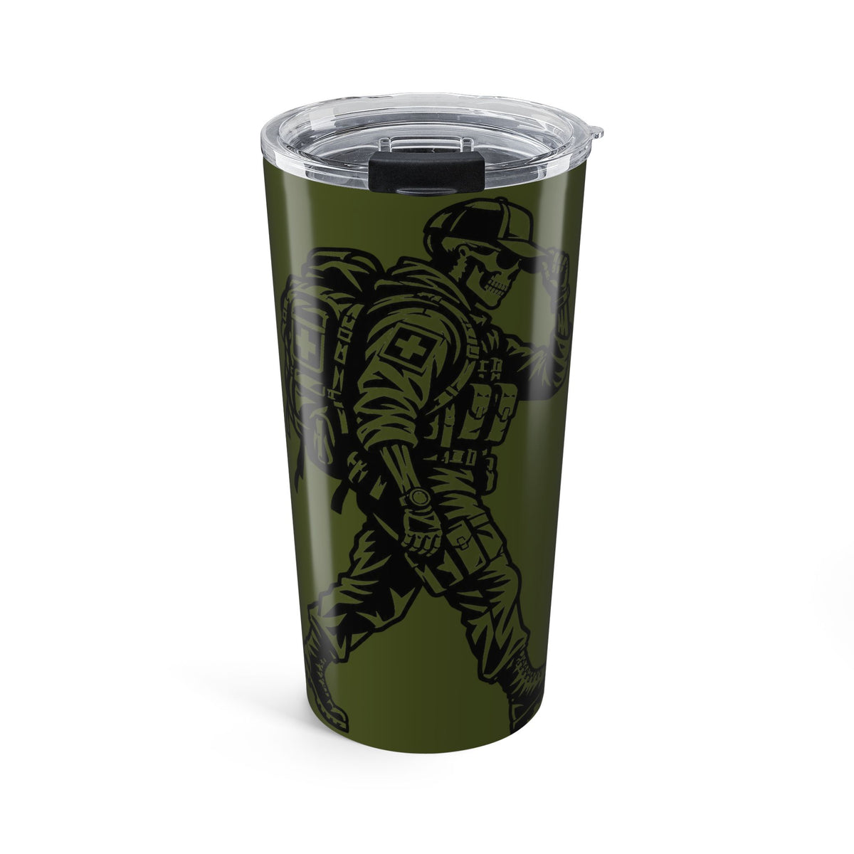 Walking Medic 20oz Tumbler – Olive Green Tactical Travel Cup