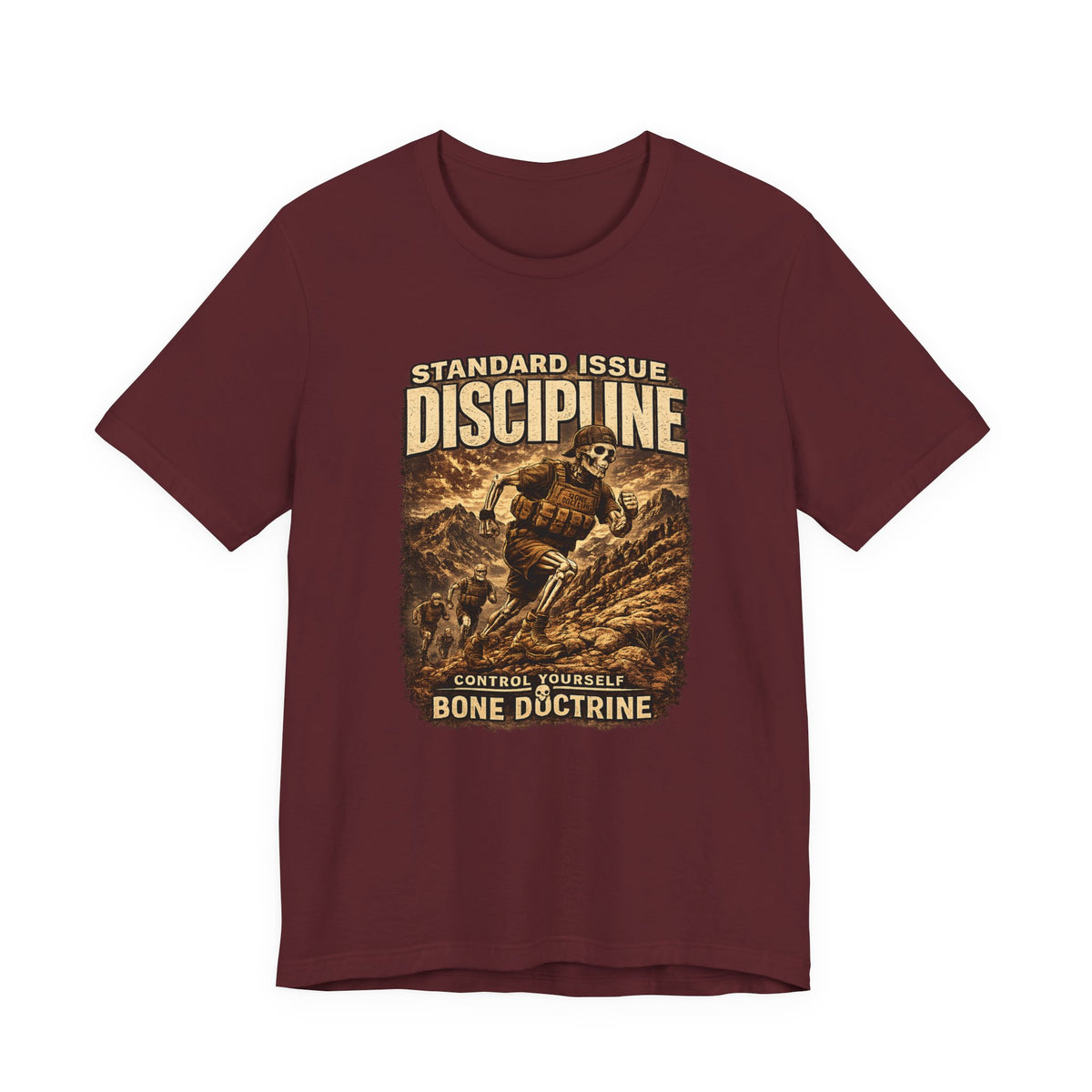 DISCIPLINE — Running Up Mountain T-Shirt — Bella+Canvas Lightweight Tee