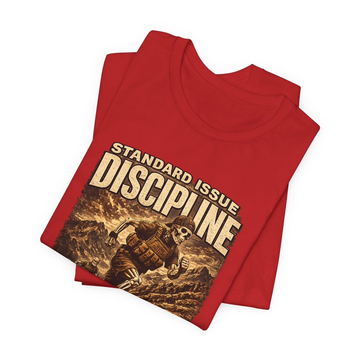 DISCIPLINE — Running Up Mountain T-Shirt — Bella+Canvas Lightweight Tee