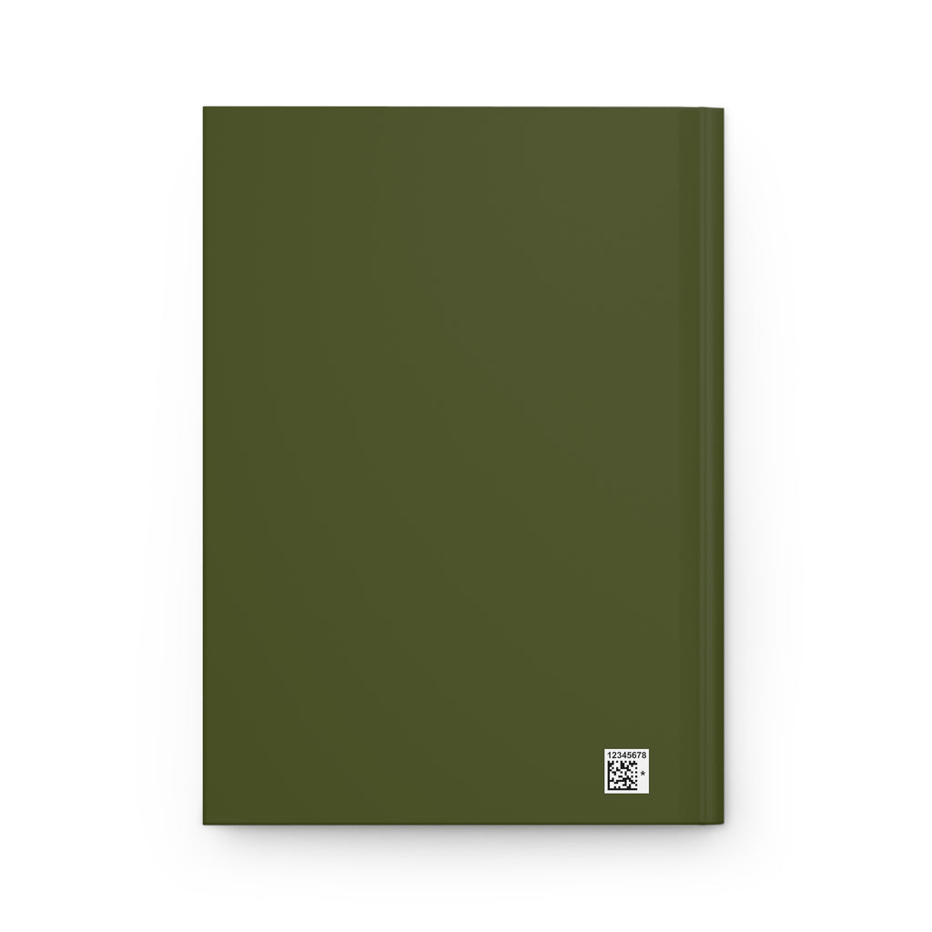 Walking Medic — Olive Green Hardcover Notebook