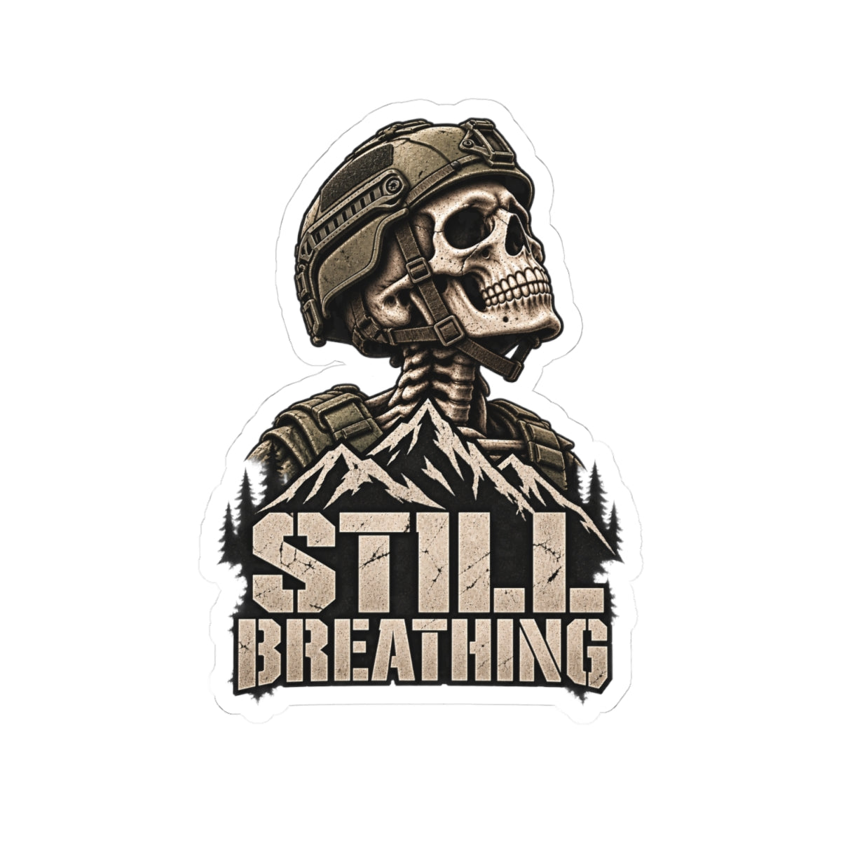 STILL BREATHING — Sticker