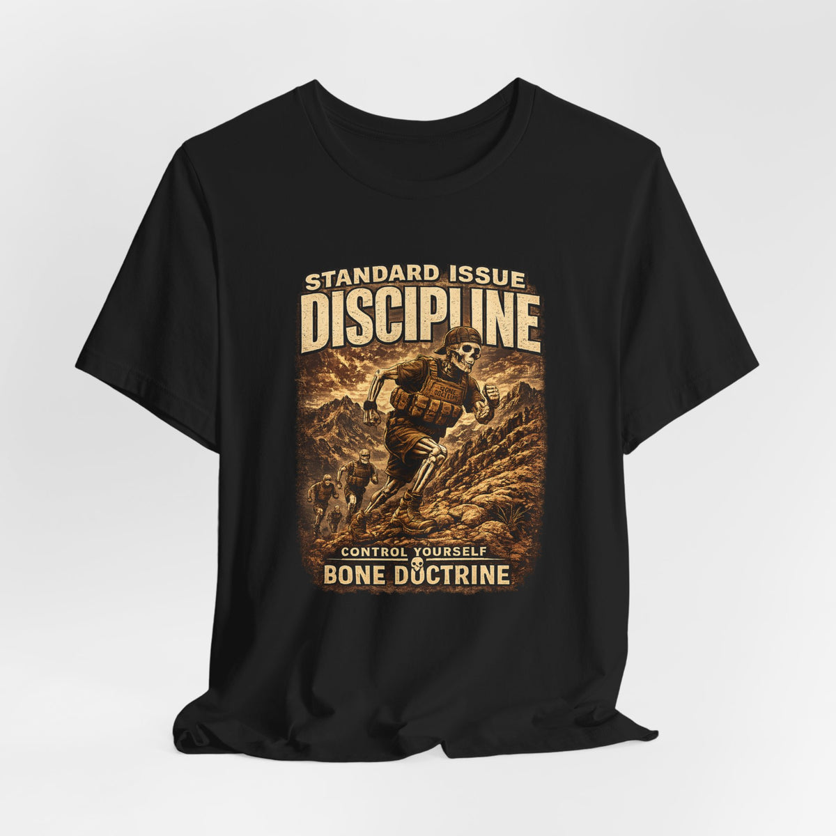 DISCIPLINE — Running Up Mountain T-Shirt — Bella+Canvas Lightweight Tee