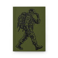 Walking Medic — Olive Green Hardcover Notebook