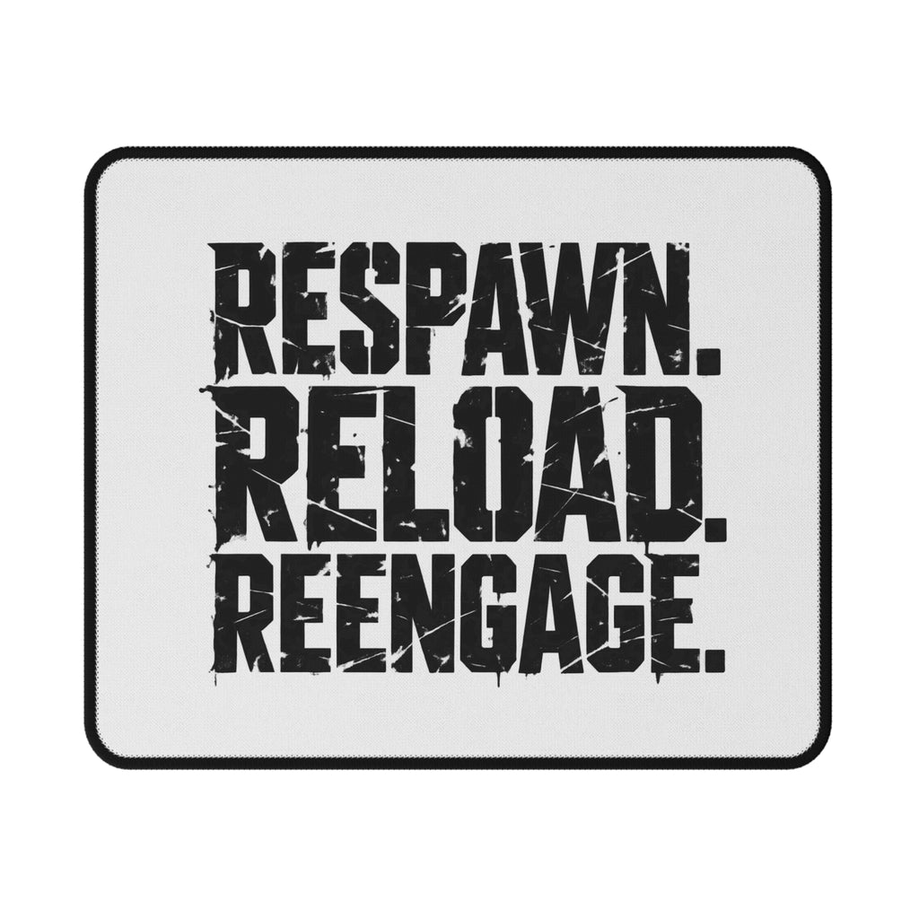 Respawn. Reload. Reengage. Gaming Mouse Pad — Non-Slip Desk Mat for Gamers