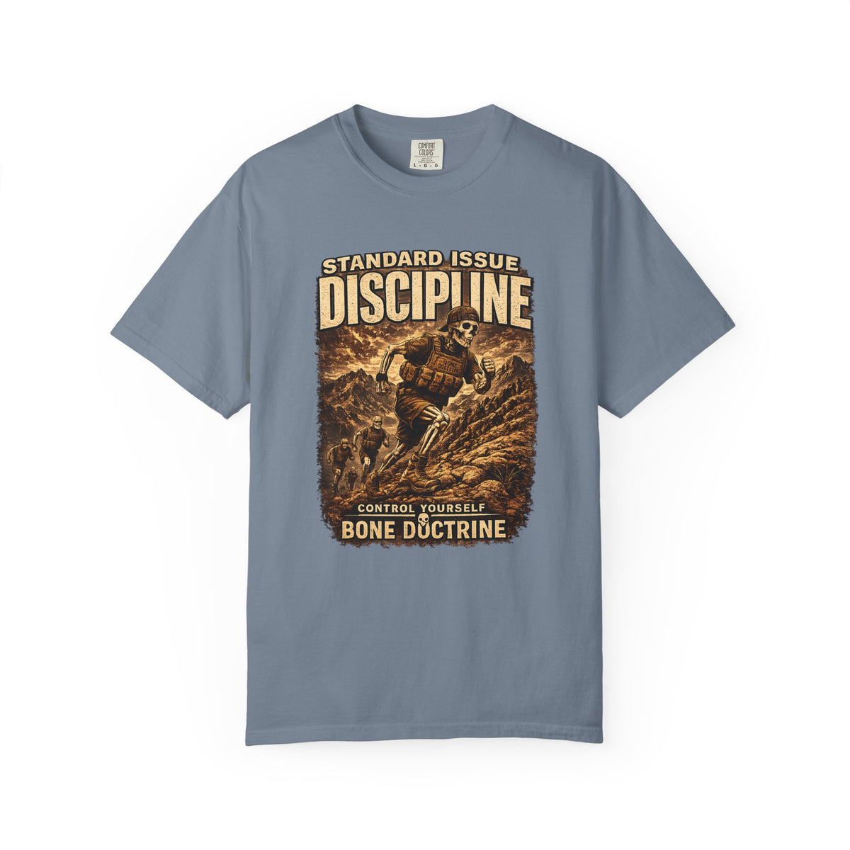 DISCIPLINE — Running Up Mountain T-Shirt — Comfort Colors Garment-Dyed Tee