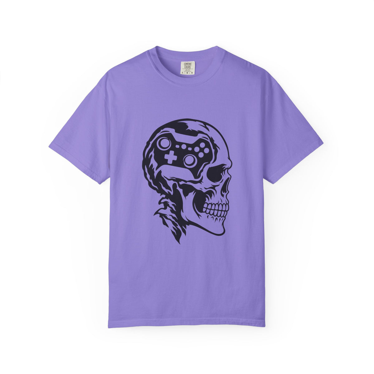 GAMER SKULL — T-Shirt Bright Colors — Comfort Colors Garment-Dyed Tee