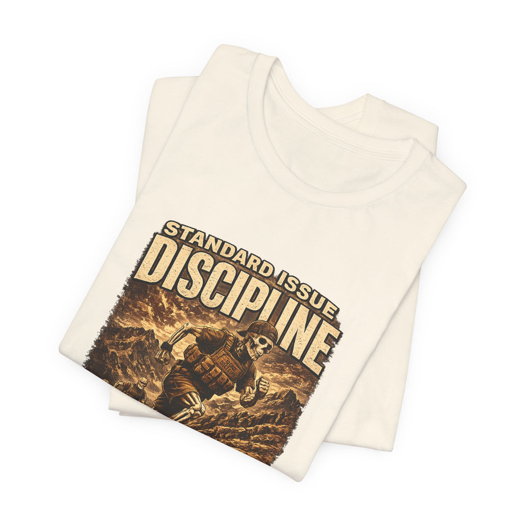 Discipline Bone Doctrine Tee – Vintage Military Training Graphic T-Shirt