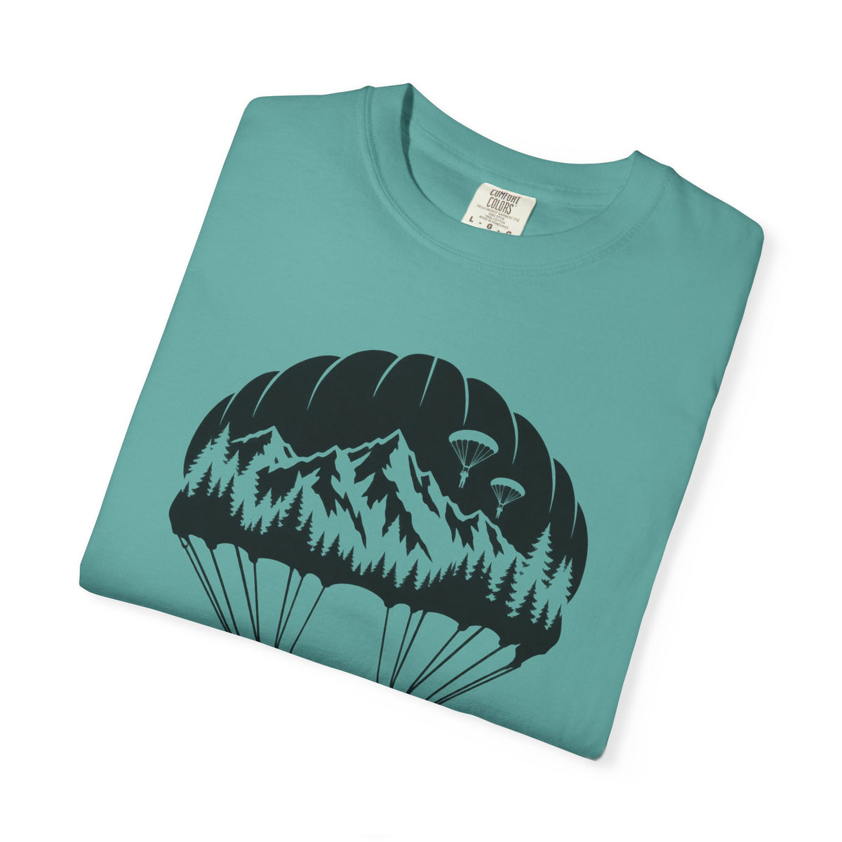 Parachute Mountain Tee — Soldier Silhouette T-Shirt