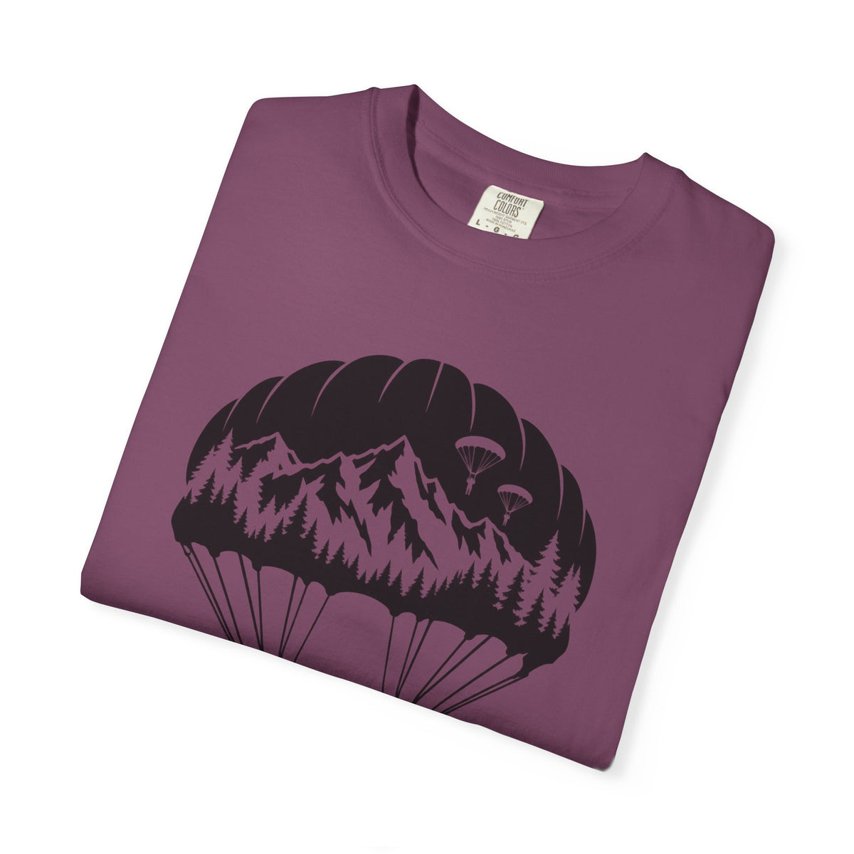 Parachute Mountain Tee — Soldier Silhouette T-Shirt