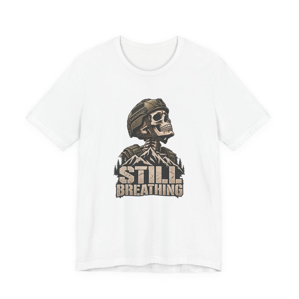 Still Breathing Skull Soldier T-Shirt
