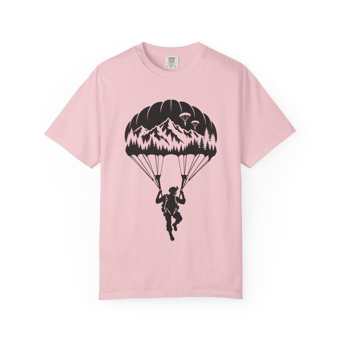 Parachute Mountain Tee — Soldier Silhouette T-Shirt