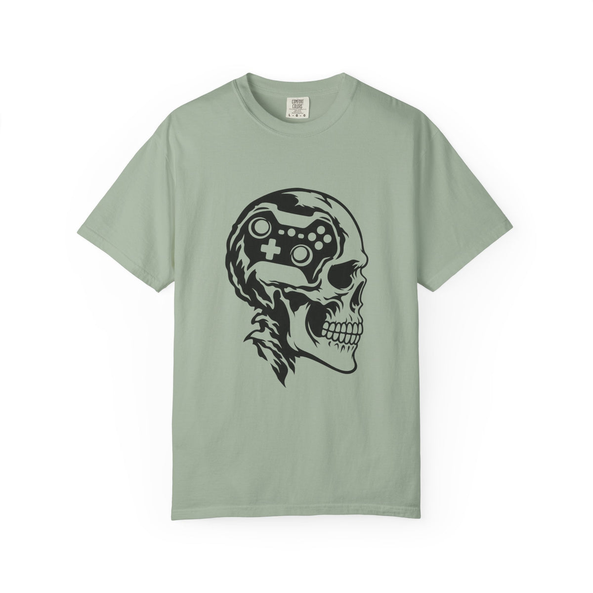 GAMER SKULL — T-Shirt Bright Colors — Comfort Colors Garment-Dyed Tee