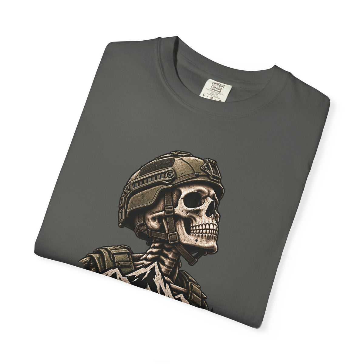 Still Breathing Military Skull T-Shirt
